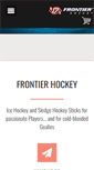 Mobile Screenshot of frontierhockey.com