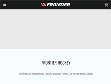 Tablet Screenshot of frontierhockey.com
